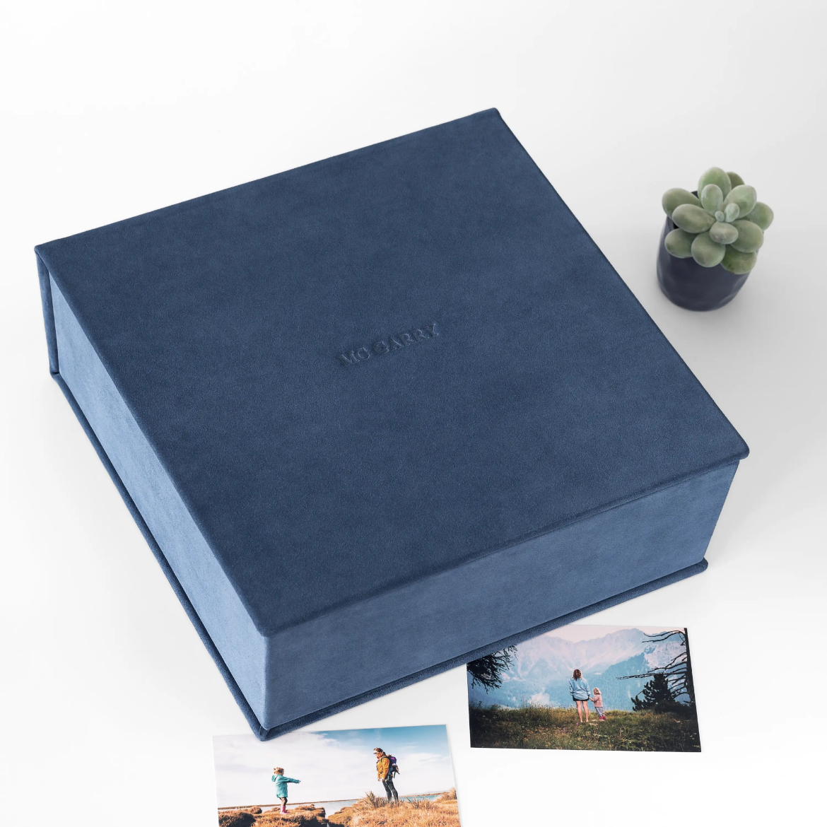 Picture of Suede Keepsake Box 