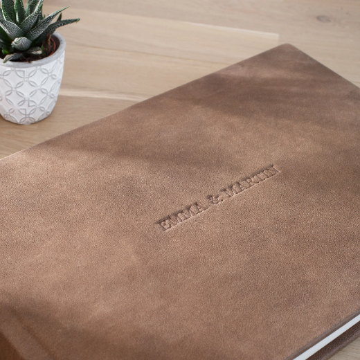 Picture of Leather Lay Flat Photo Book, Size L (15x10", 16x12", 18x12")