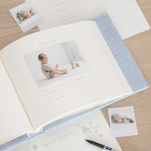 Picture of Linen Baby Photo Book 