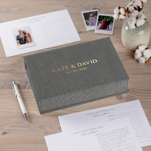 Picture of Linen Box + Wedding Advice Cards