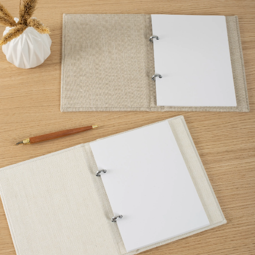 Picture of Set of 2 Linen Vow Books, #W209
